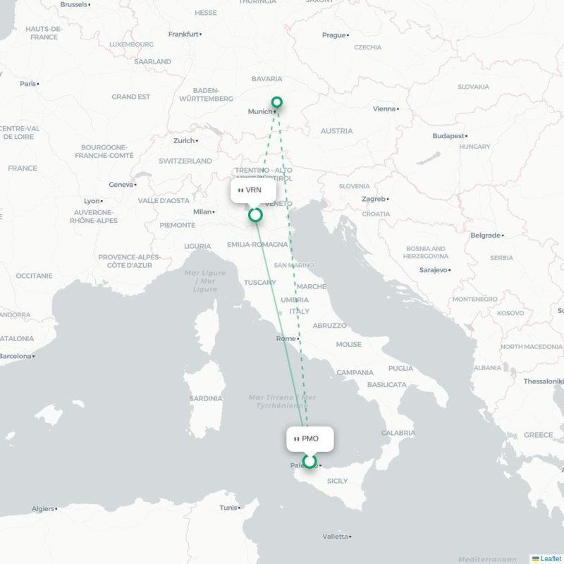 PMO - VRN route map