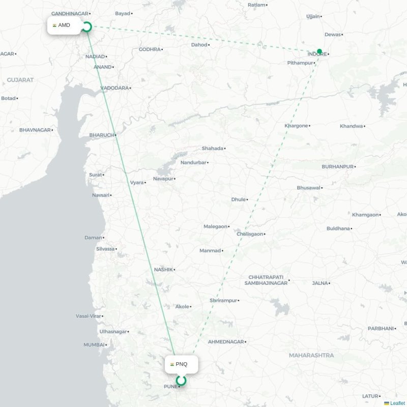 PNQ - AMD route map
