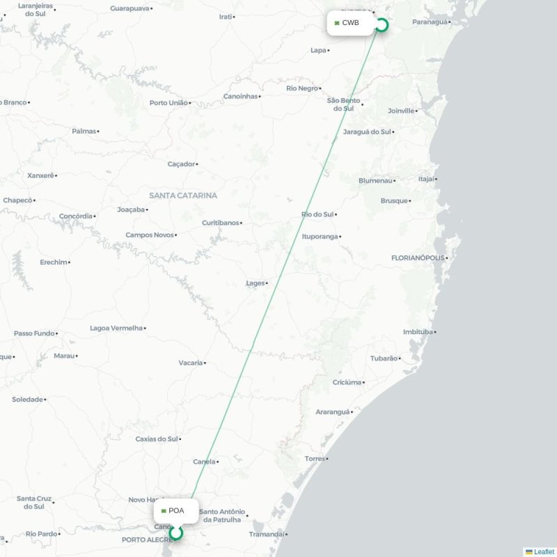 POA - CWB route map