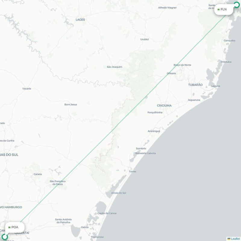 POA - FLN route map