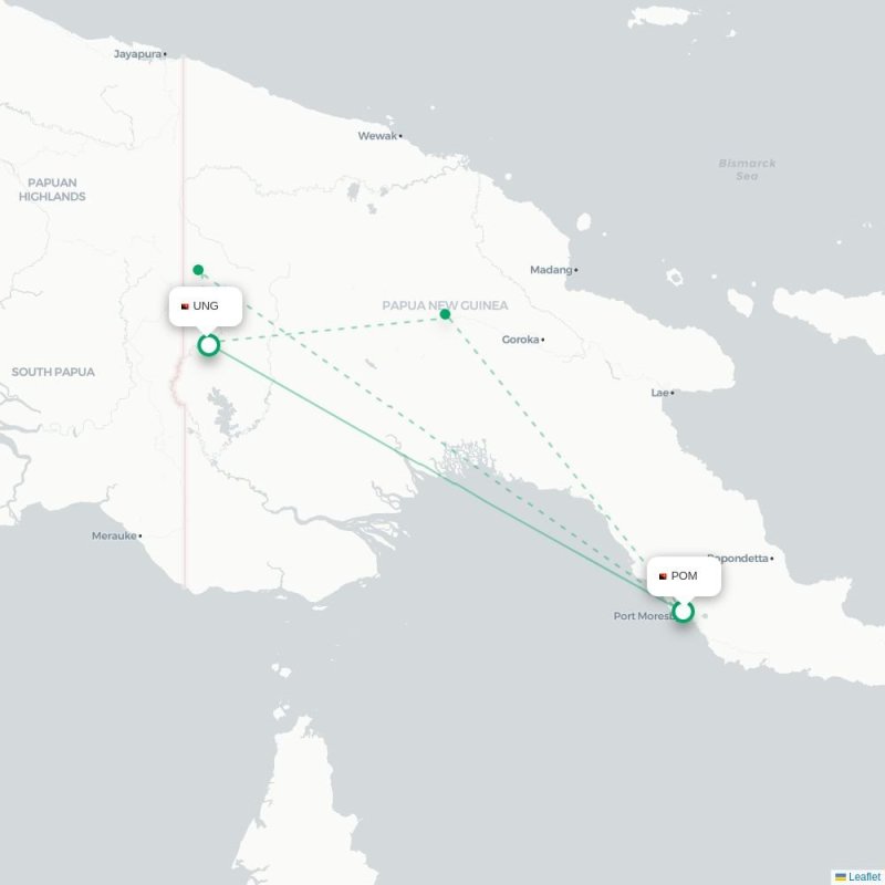 POM - UNG route map