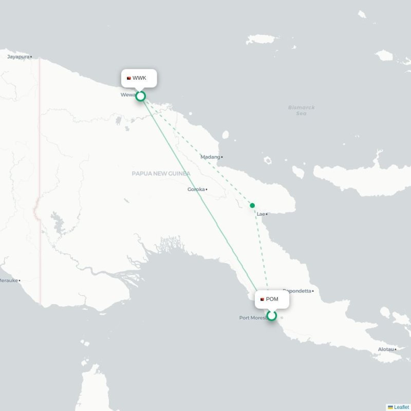 POM - WWK route map