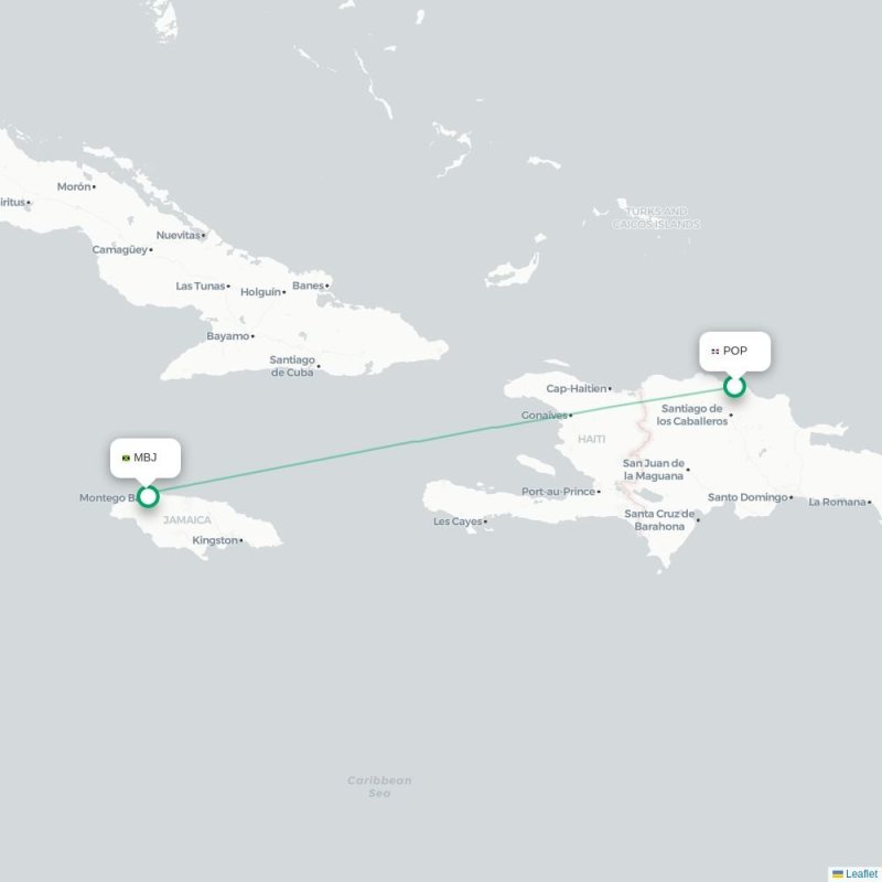 POP - MBJ route map