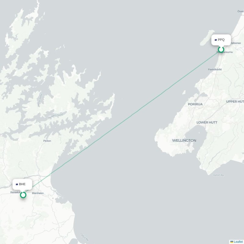 PPQ - BHE route map