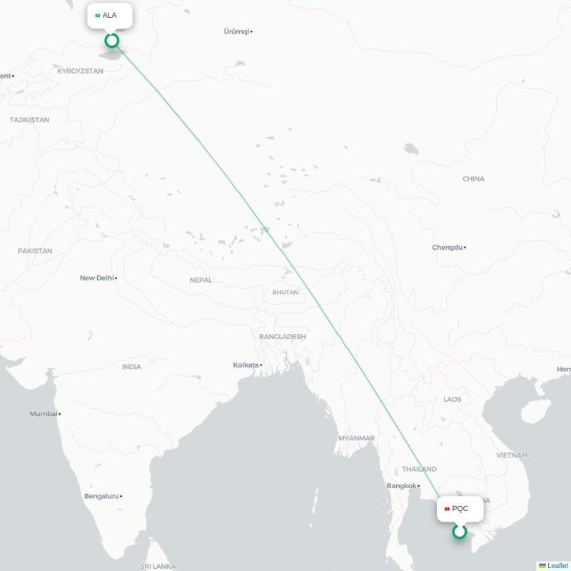 PQC - ALA route map
