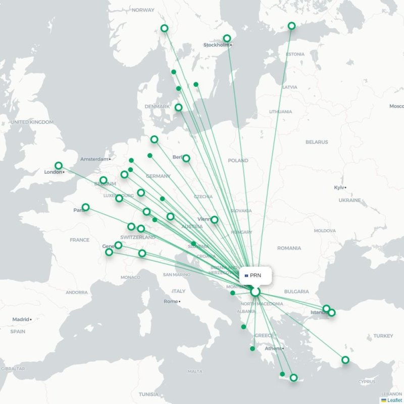 PRN - CFU route map