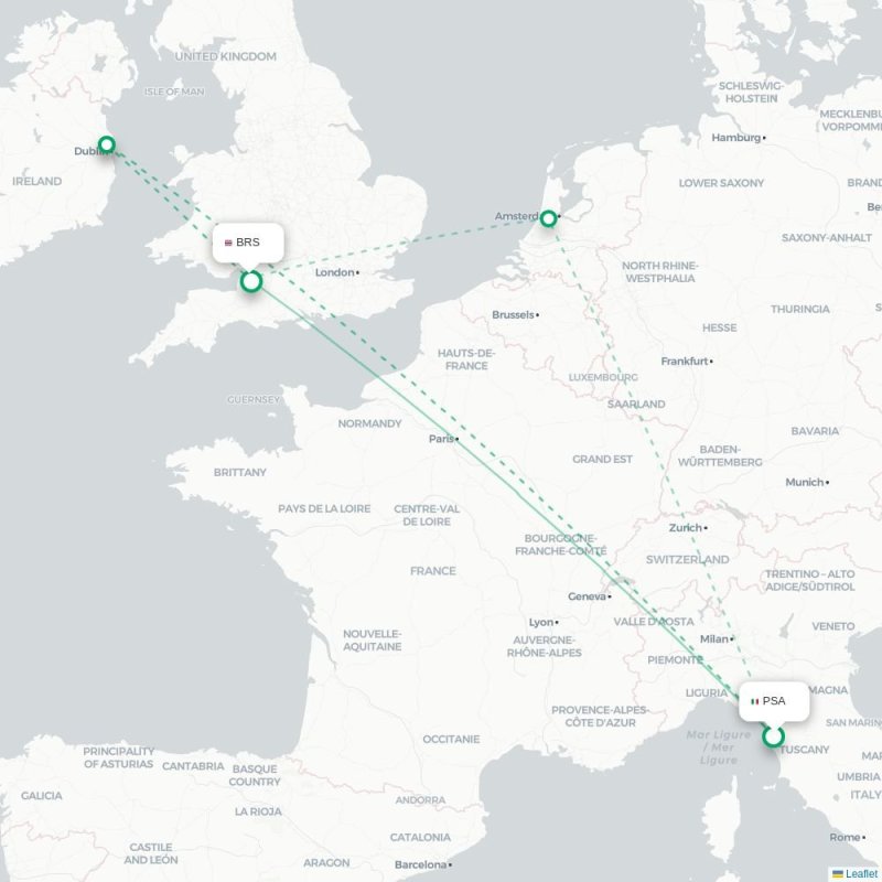 PSA - BRS route map