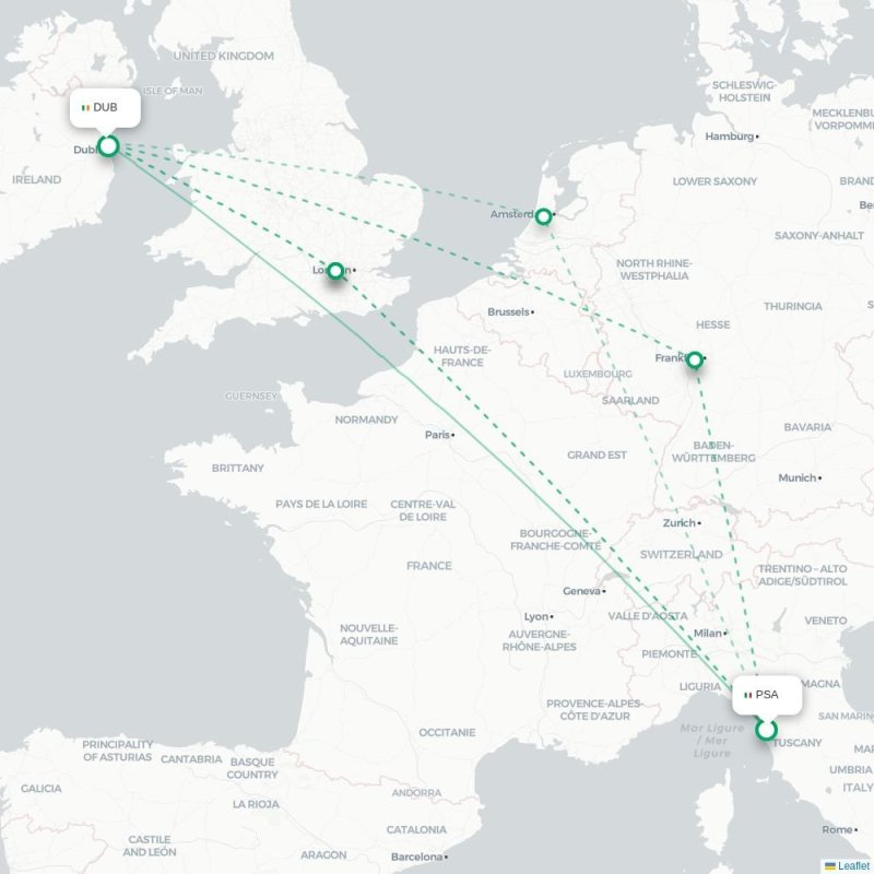PSA - DUB route map