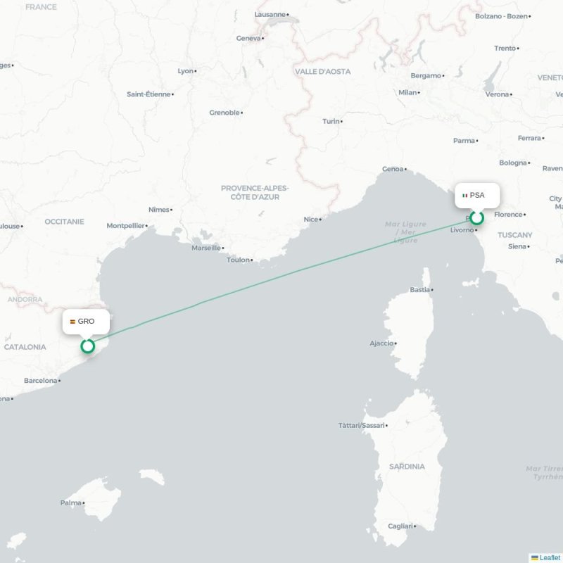 PSA - GRO route map