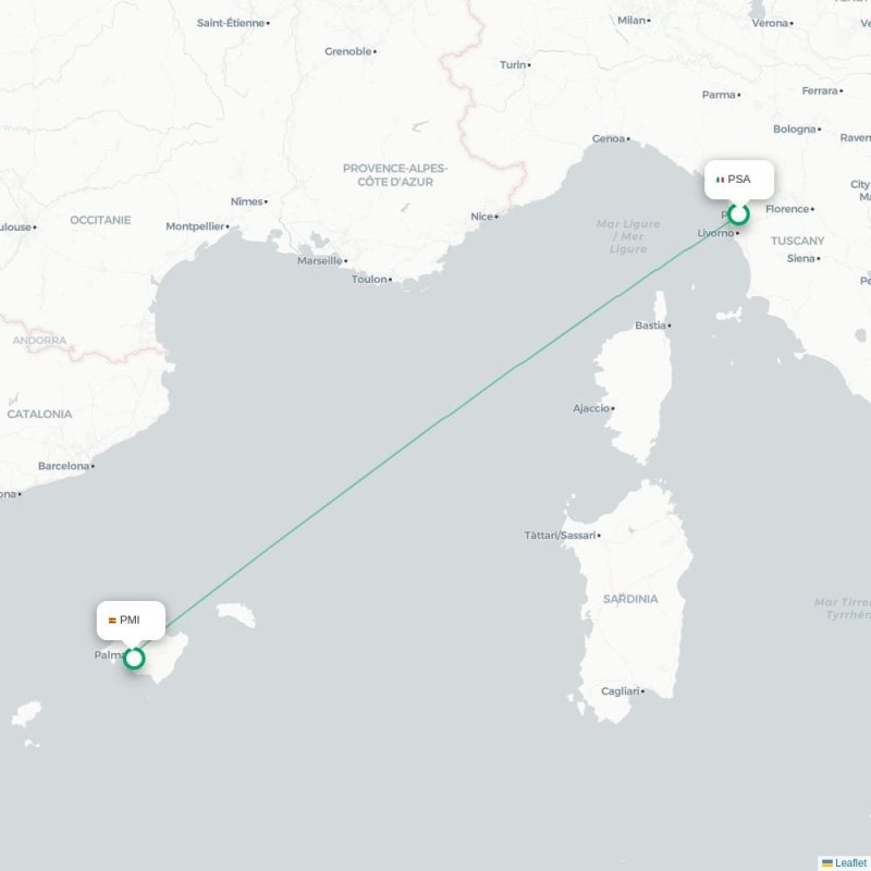 PSA - PMI route map