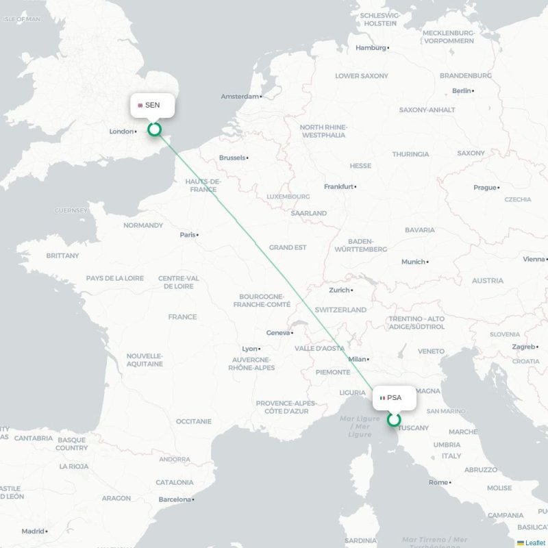 PSA - SEN route map
