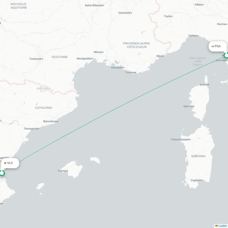 PSA - VLC route map