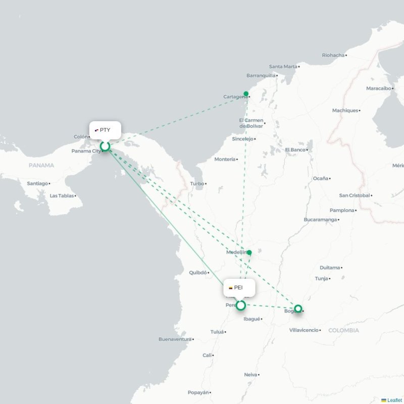 PTY - PEI route map