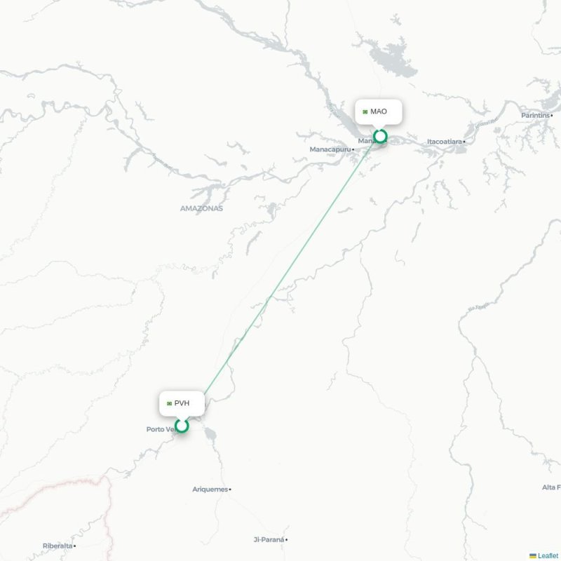 PVH - MAO route map