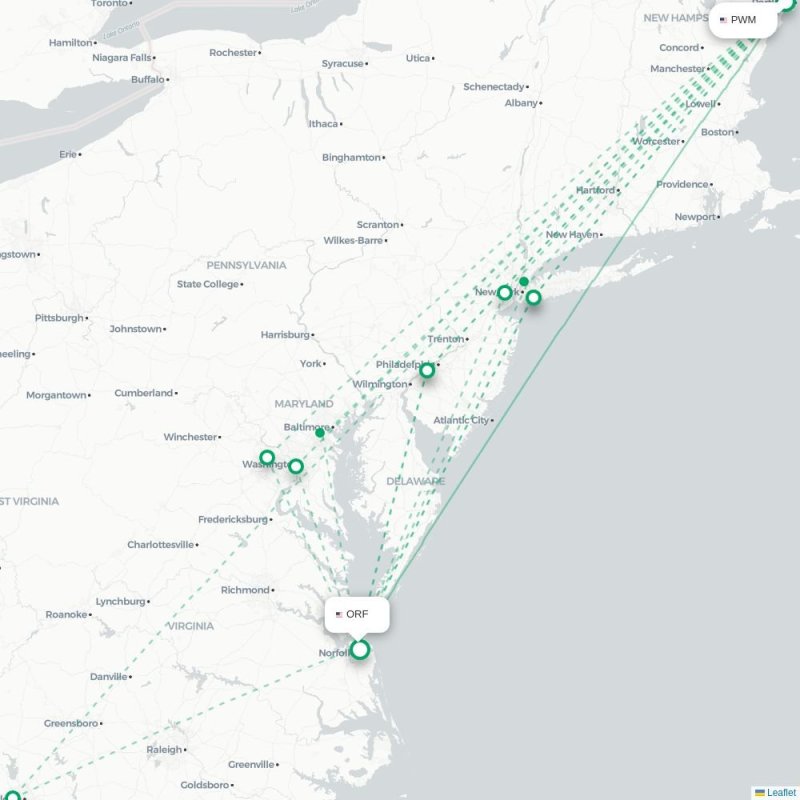 PWM - ORF route map