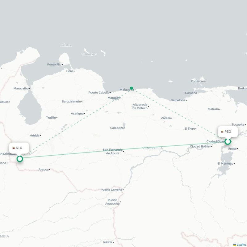 PZO - STD route map