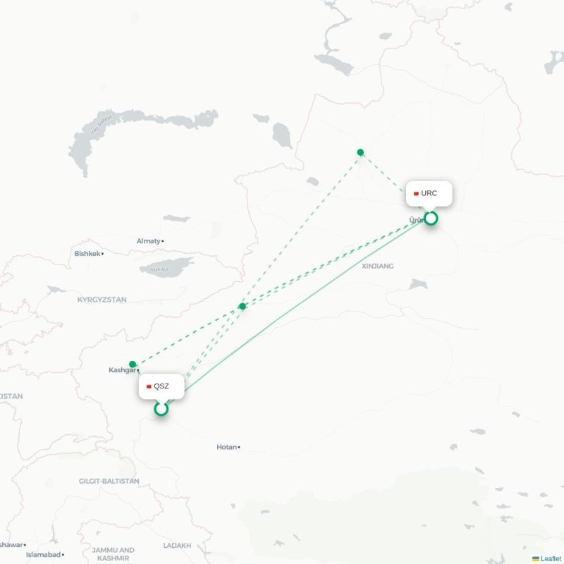 QSZ - URC route map