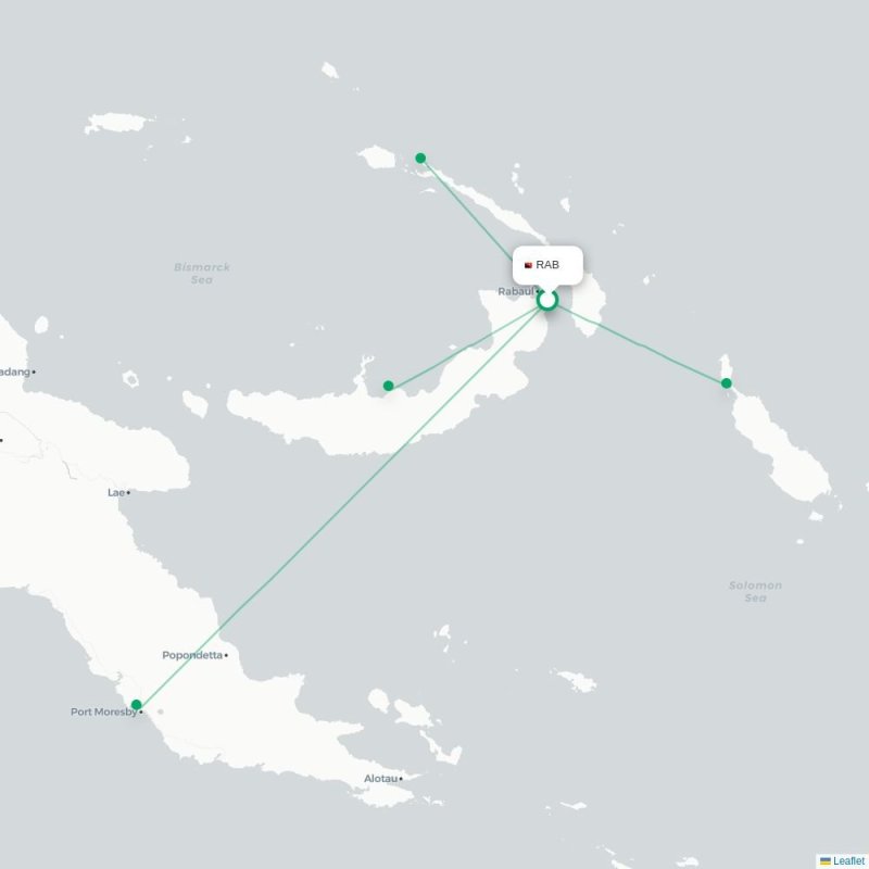 BUA - RAB route map