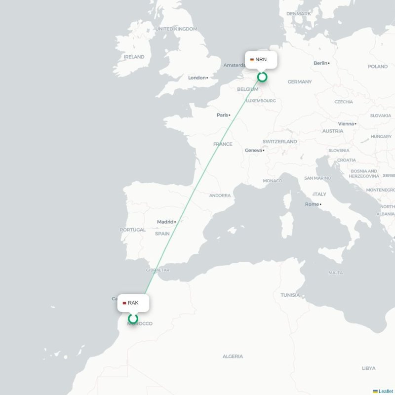 RAK - NRN route map