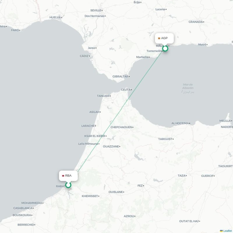 RBA - AGP route map