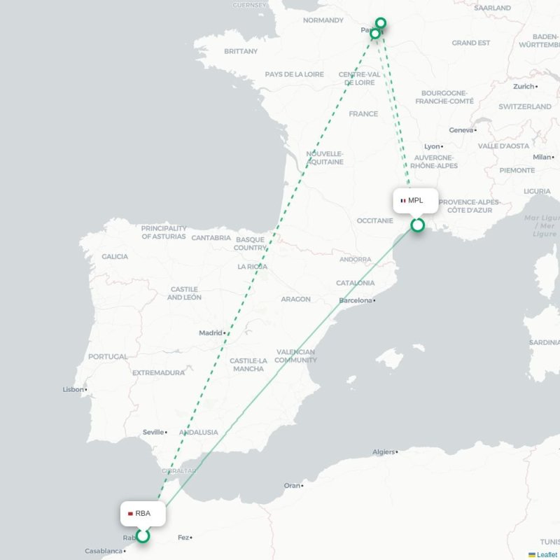 RBA - MPL route map