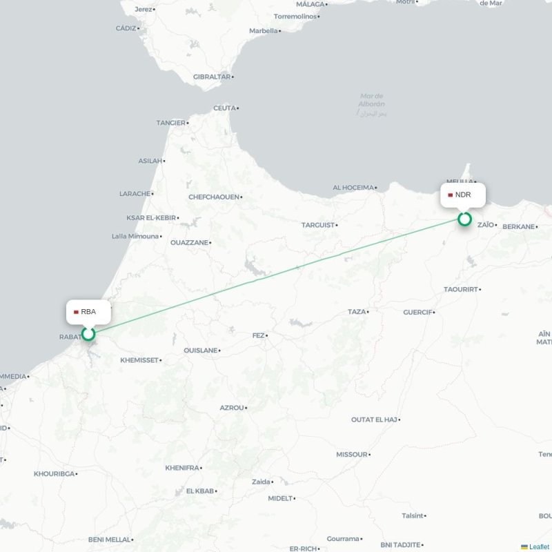 RBA - NDR route map
