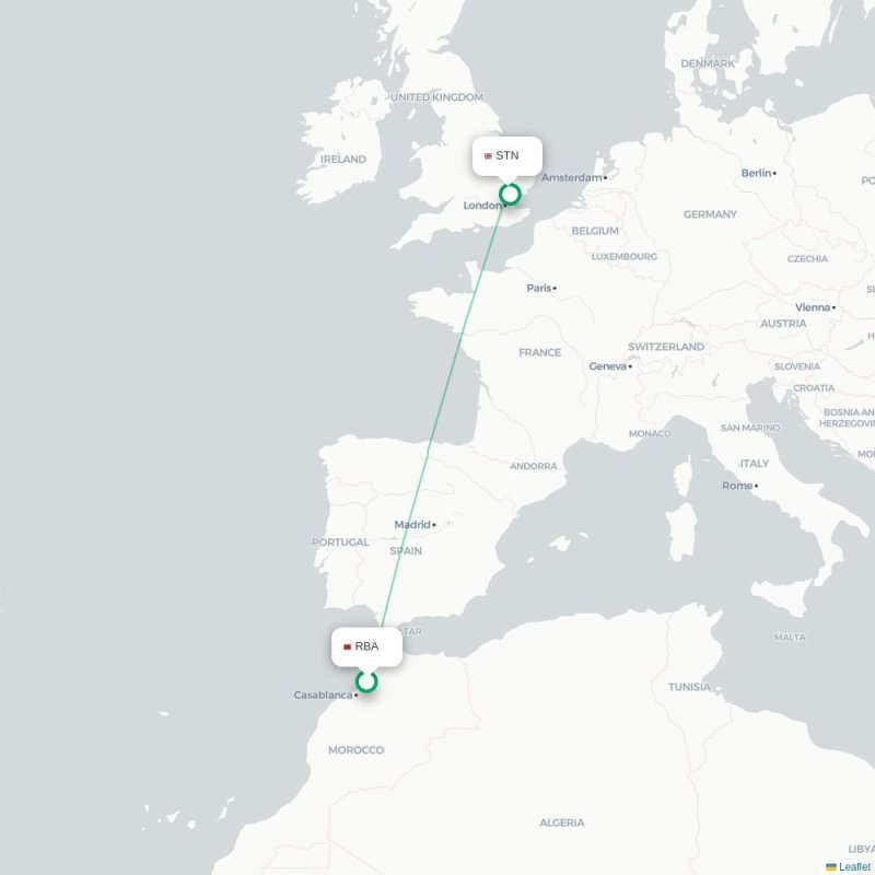 RBA - STN route map