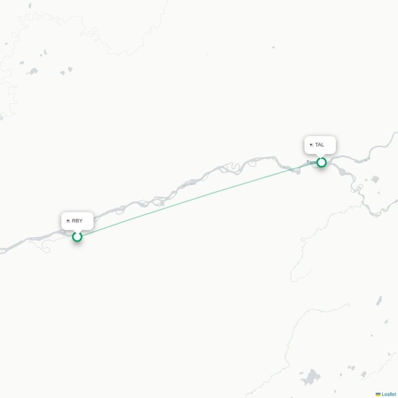 RBY - TAL route map