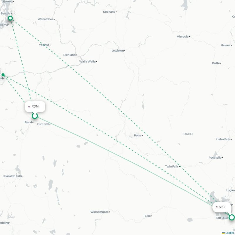 RDM - SLC route map
