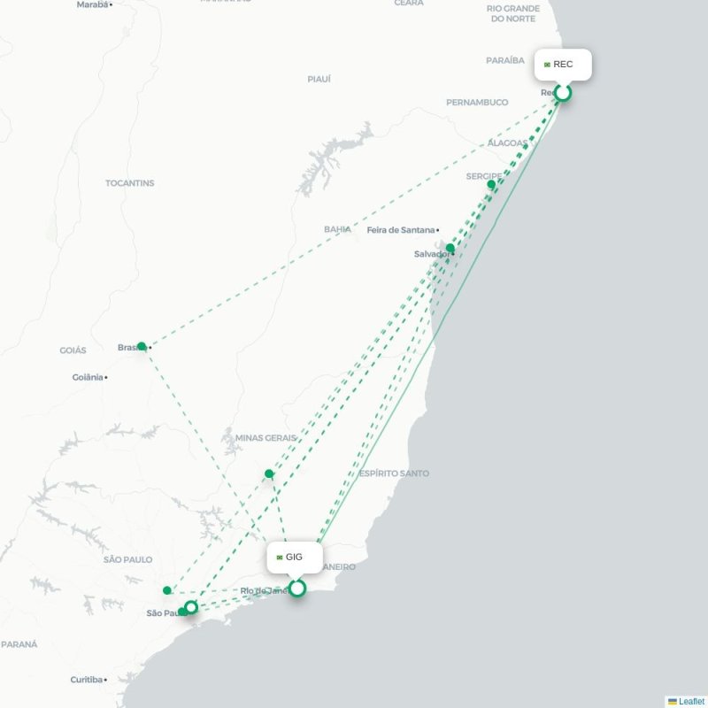 REC - GIG route map