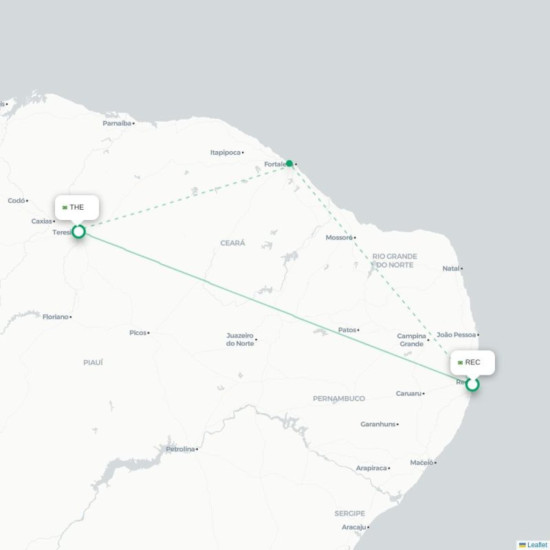 REC - THE route map