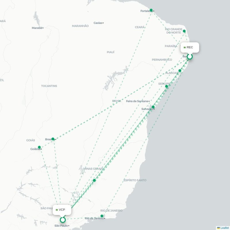 REC - VCP route map