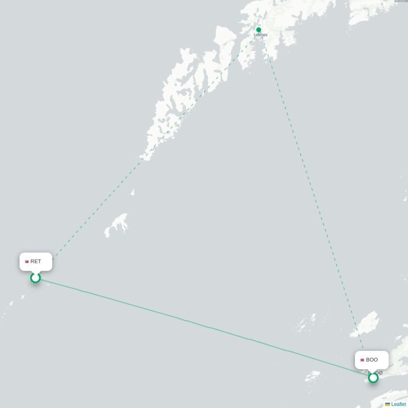 RET - BOO route map