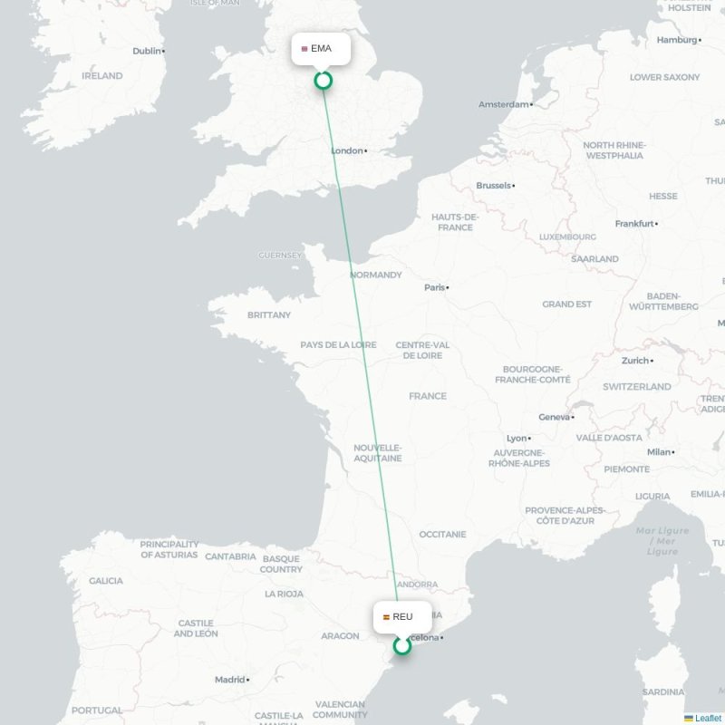 REU - EMA route map