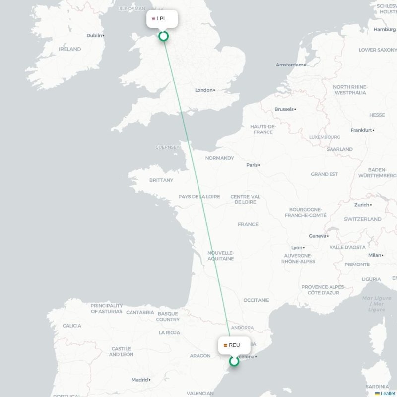 REU - LPL route map