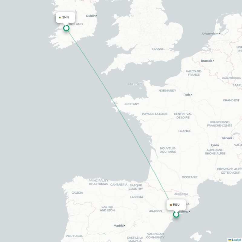 REU - SNN route map