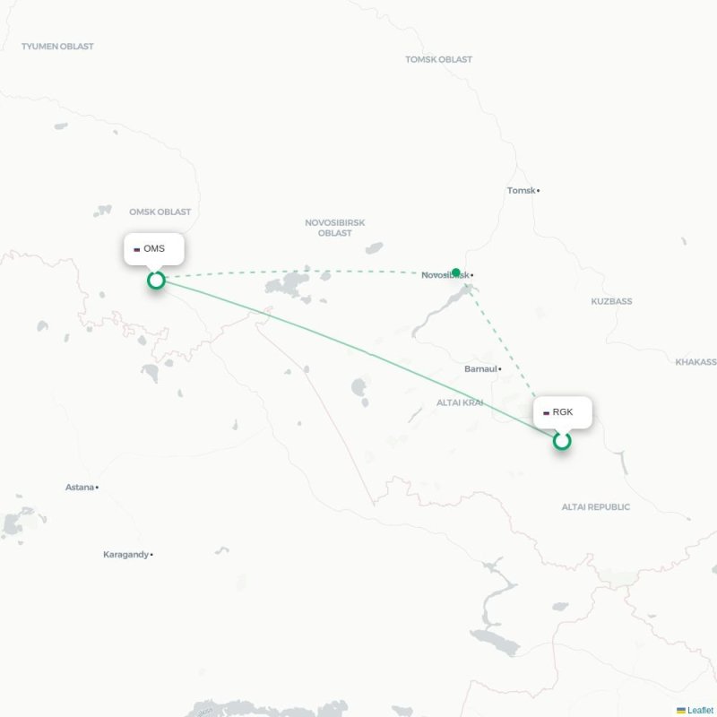 RGK - OMS route map