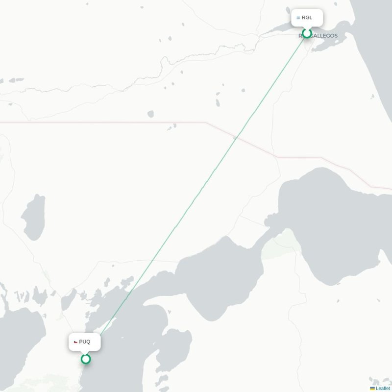 RGL - PUQ route map