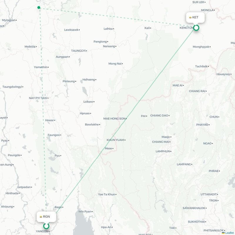 RGN - KET route map