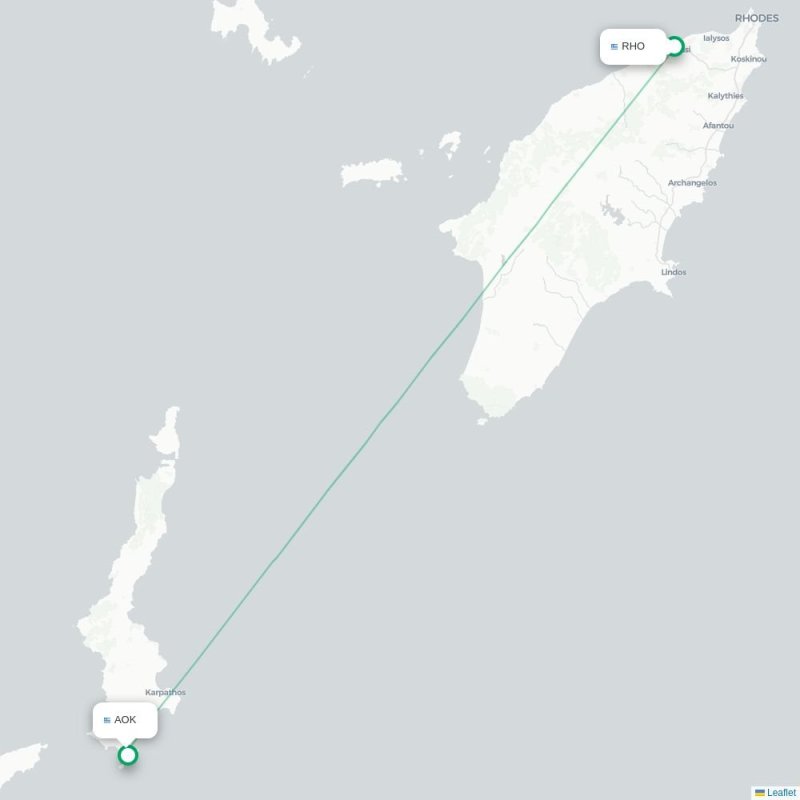 RHO - AOK route map