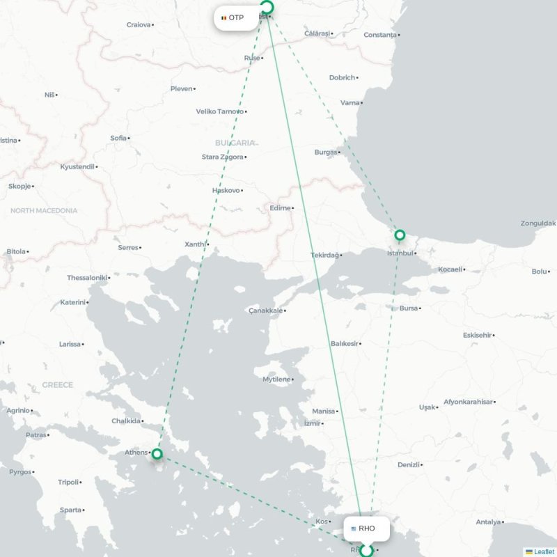 RHO - OTP route map
