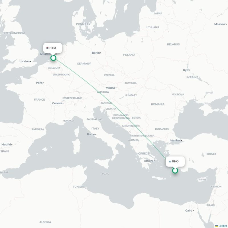 RHO - RTM route map