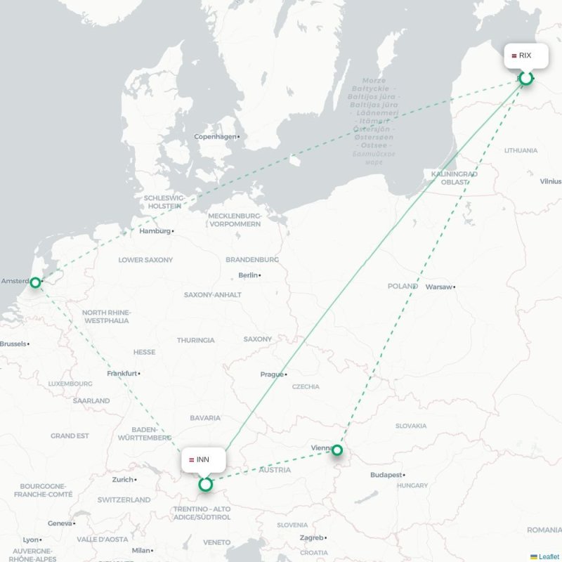 RIX - INN route map