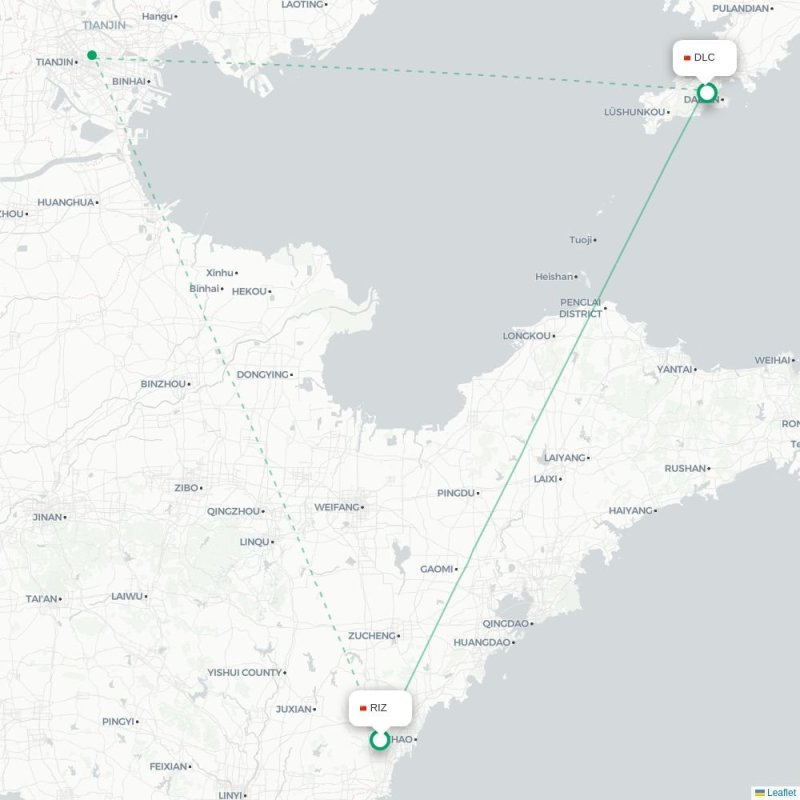 RIZ - DLC route map