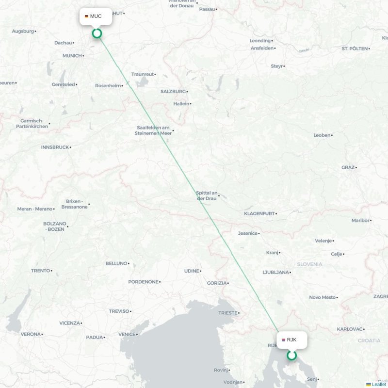 RJK - MUC route map