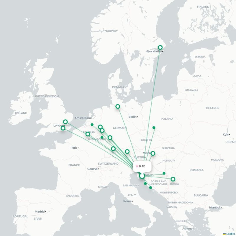RJK - HHN route map
