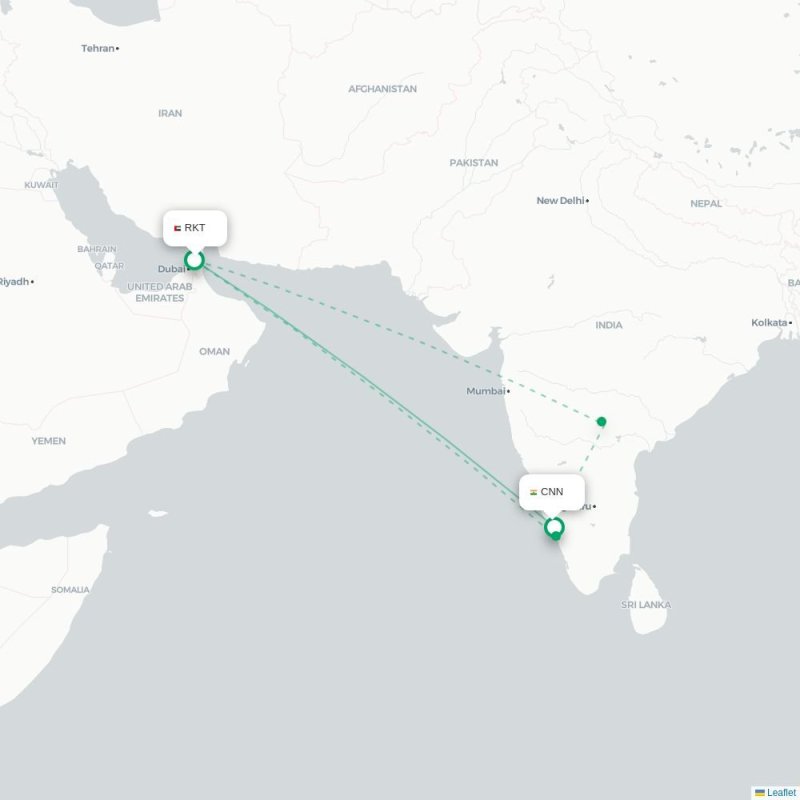 RKT - CNN route map