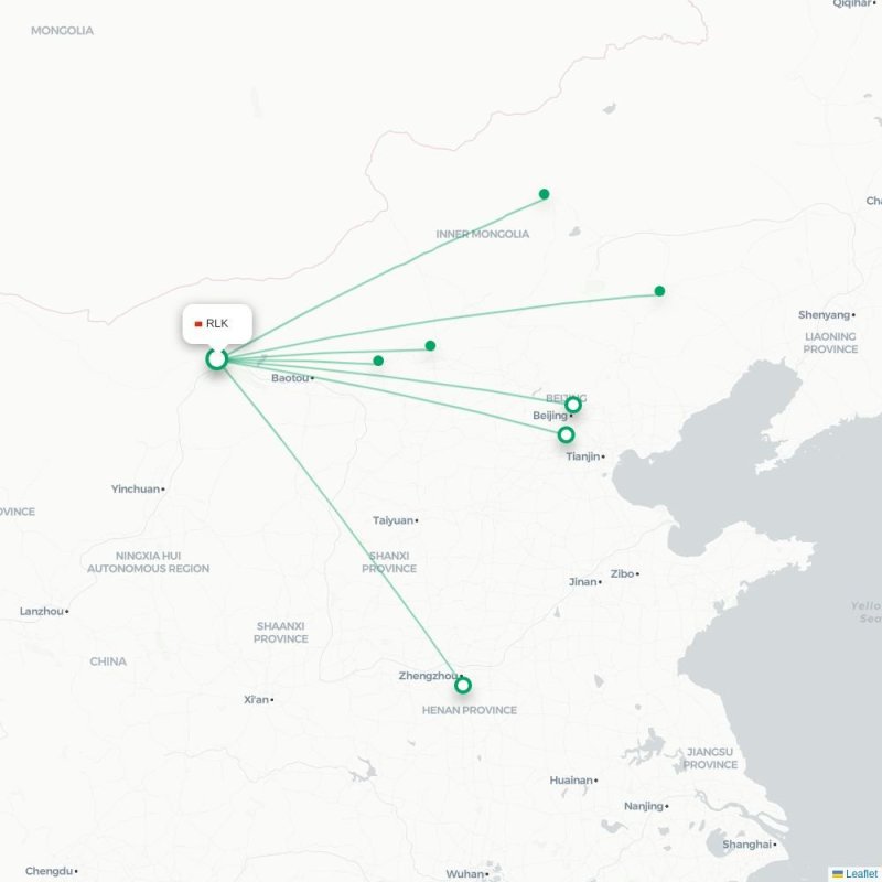 RLK - XIL route map