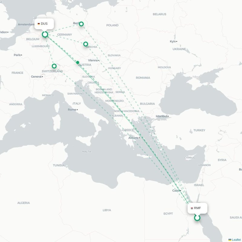 RMF - DUS route map