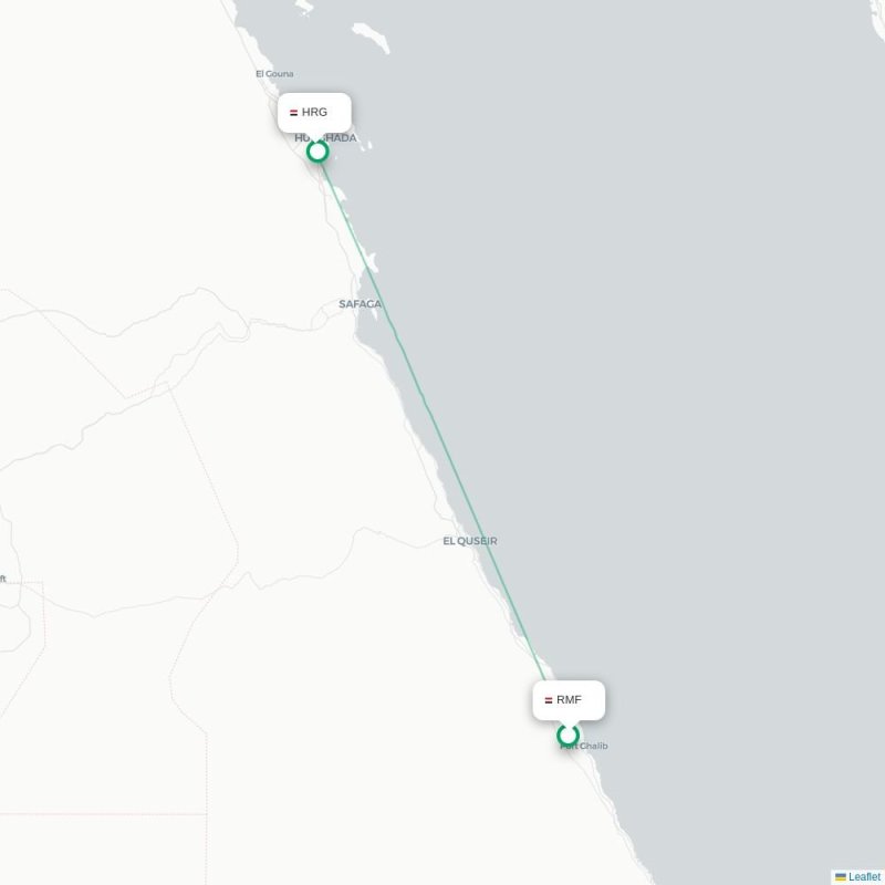RMF - HRG route map